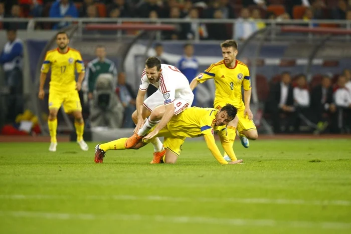 Rusescu a marcat primul său gol în tricoul naţionalei României. FOTO: David Muntean