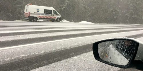 Prima ninsoare Braşov. Foto