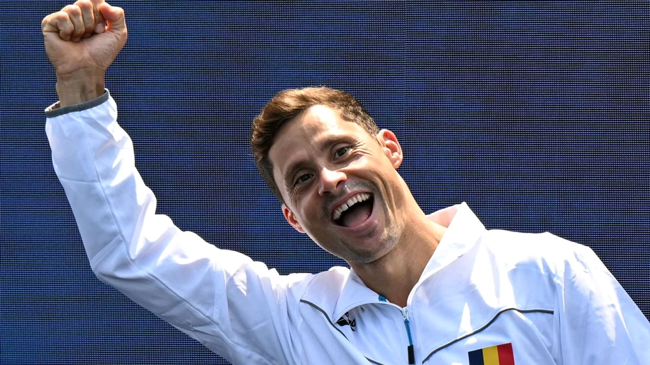Constantin Popovici, mulțumit de evoluția sa la Campioanete Mondiale. Foto Getty images