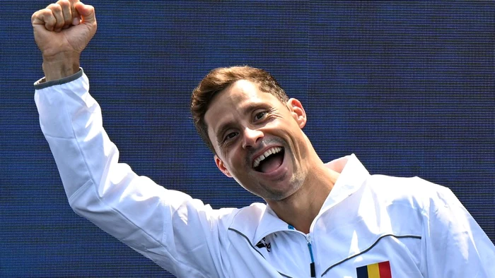 Constantin Popovici, mulțumit de evoluția sa la Campioanete Mondiale. Foto Getty images