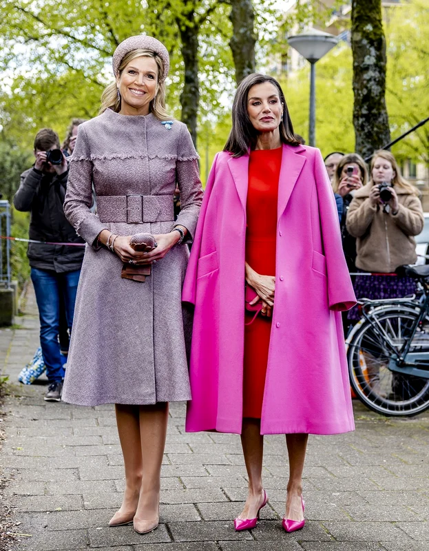 Regina Letizia a Spaniei și Regina Maxima a Țărilor de Jos