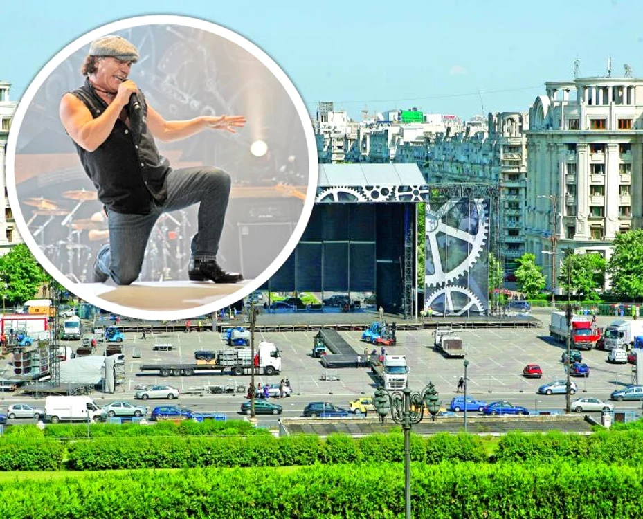 
    Brian Johnson,  solistul trupei AC/DC,  va cânta trei ore  la Bucureşti  