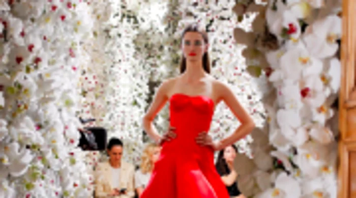Rochie din prezentarea Dior