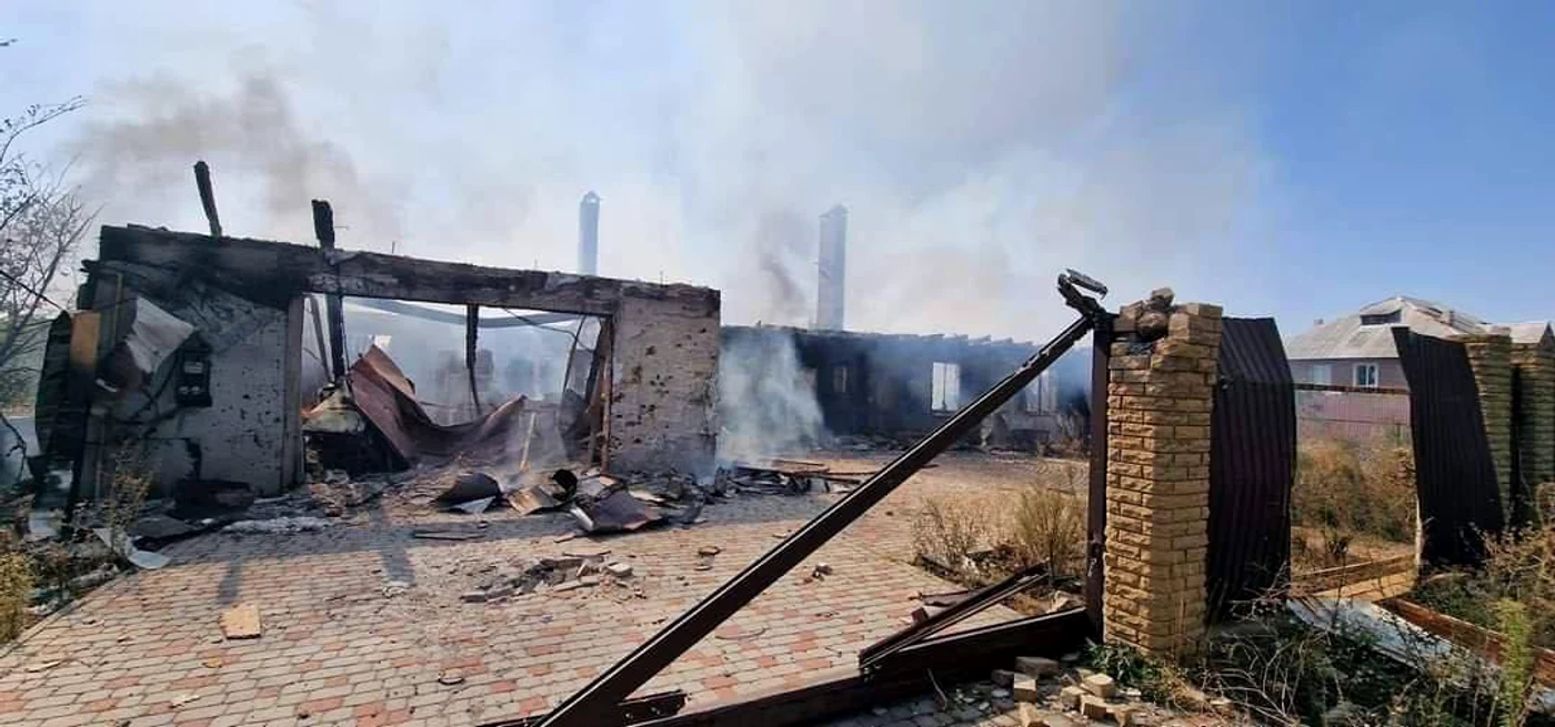IMagini din Avdiivka. Foto: Nexta TV via Twitter