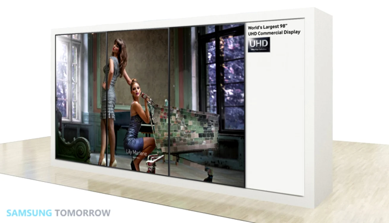 Display-ul cu diagonală de 2,5 metri de la Samsung este cel mai mare ecran UHD creat până acum