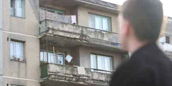 Bloc dărăpănat din Iaşi FOTO: Adevărul