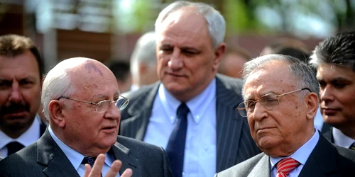 Mihail Gorbaciov si Ion Iliescu FOTO Mediafax 