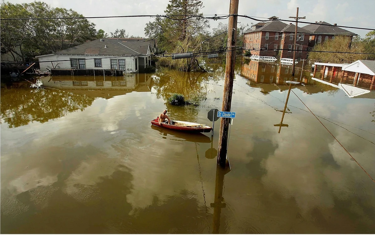 
    În 2005, uraganul Katrina a măturat orașul New OrleansFoto: Getty Images  