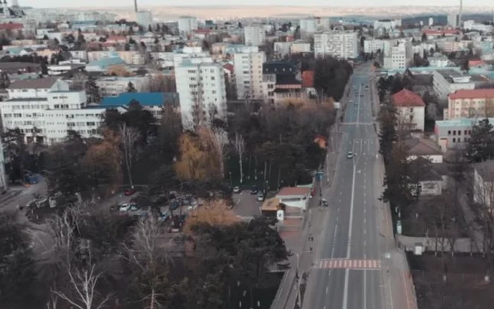 Oraşul Suceava filmat cu drona în carantină FOTO/ VIDEO Radu Baran