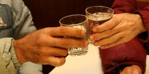 La invitaţia lui E.F., fratele lui C.D., A.B. intră în curtea casei pentru „un mic şi un pahar de bere”. 
