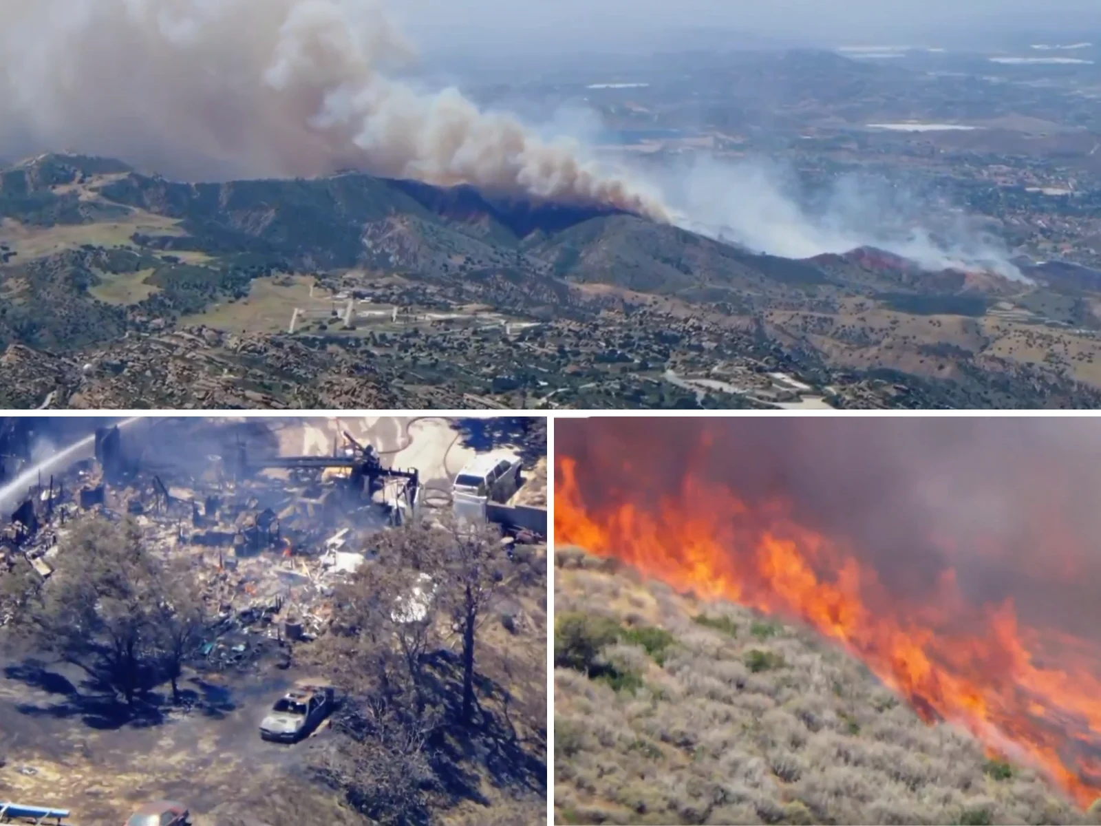 Incendiu uriaș de vegetație lângă Los Angeles: 28.000 de oameni evacuați, sute de pompieri au fost mobilizați