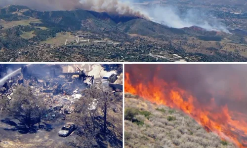 incendiu in apropierea los angelesului, in sami valley foto captura video x @intel nova png
