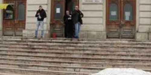 La Judecătoria Vaslui nu s-a făcut protest FOTO