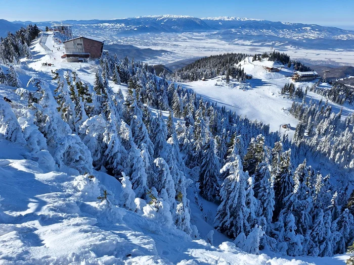 Poiana Brașov, una dintre cele mai populare destinații de schi. FOTO: Info Poiana Brașov