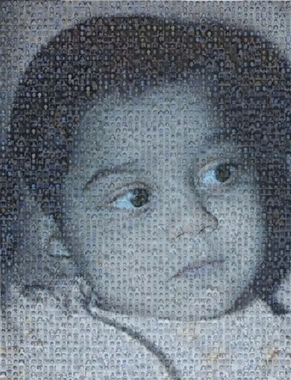 Chipul unui copil recreat din fotografiile copiilor morți (IICCMER)