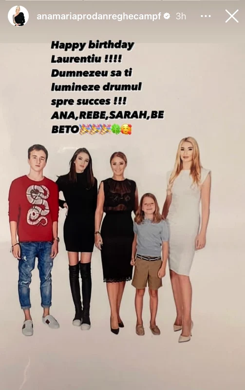 Anamaria Prodan i-a transmis un mesaj fostului soț, de ziua lui Sursa Instagram  