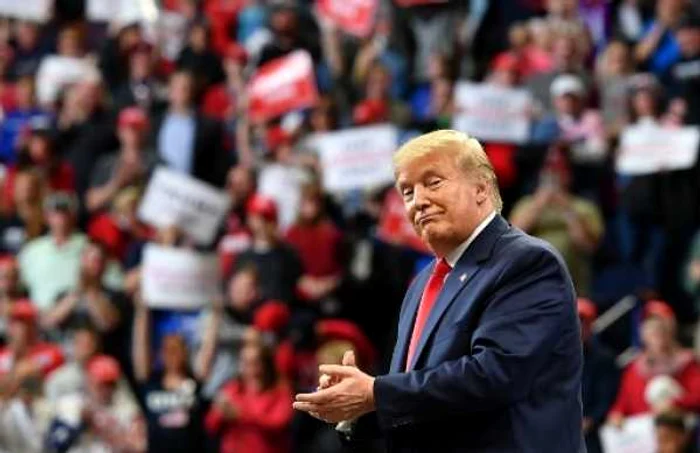 Donald Trump la un miting electoral în Kentucky FOTO AFP