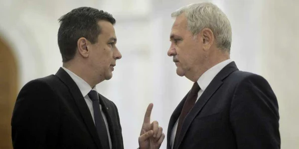 Sorin Grindeanu si Liviu Dragnea FOTO Mediafax