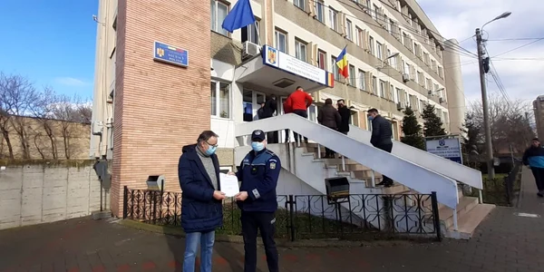 Bărbat felicitat de Poliţie