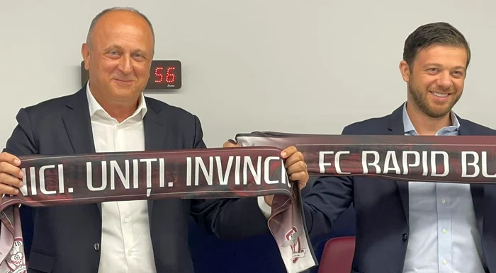 Dan Șucu și Victor Angelescu plătesc datorii de peste 10 ani. Foto FC Rapid 