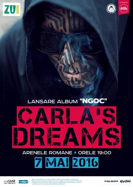 Trupa Carla's Dreams are multe concerte în România, dar acesta este primul de o asemenea amploare