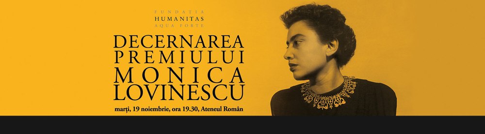 Gala Premiului „Monica Lovinescu“, găzduită la Ateneu. Cine sunt nominalizații acestei ediții