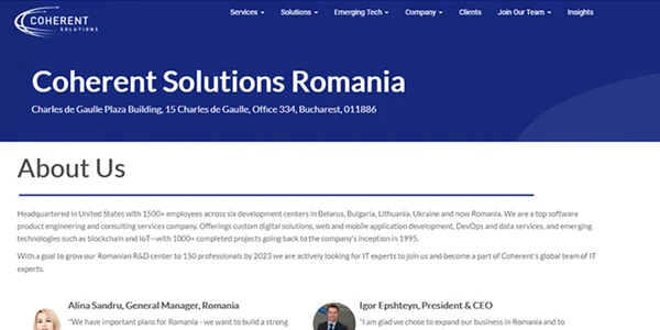 Captura Coherent Solutions Romania​