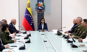 vicepreședinta venezuelei Delcy Rodriguez jpg