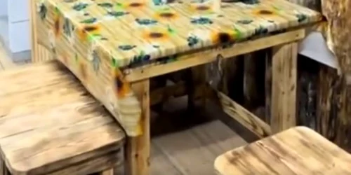 Cantină din nordul Ucrainei Foto Captură video X War Translated jpg