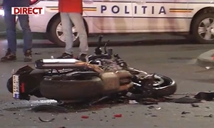 accident capitala motociclist foto captura antena