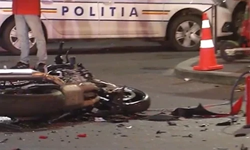 accident capitala motociclist foto captura antena