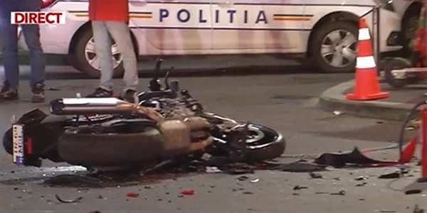 accident capitala motociclist foto captura antena