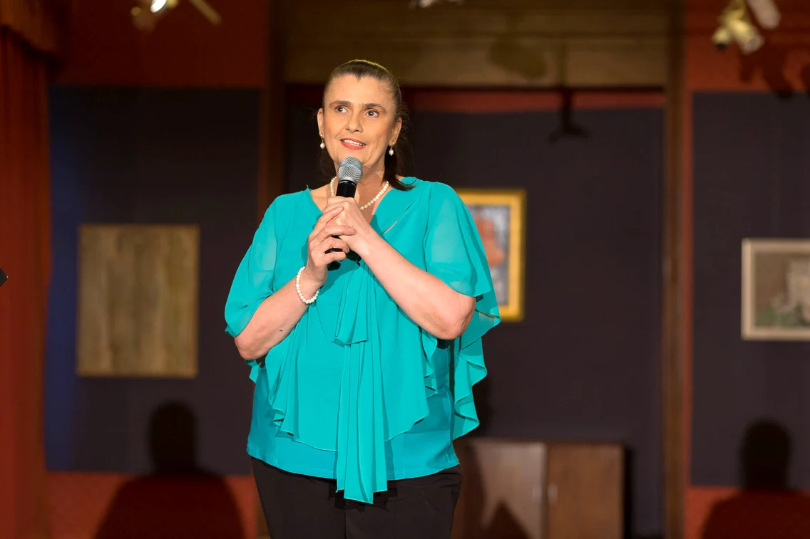 Felicia Filip, o artistă credincioasă. Sursă: Facebook