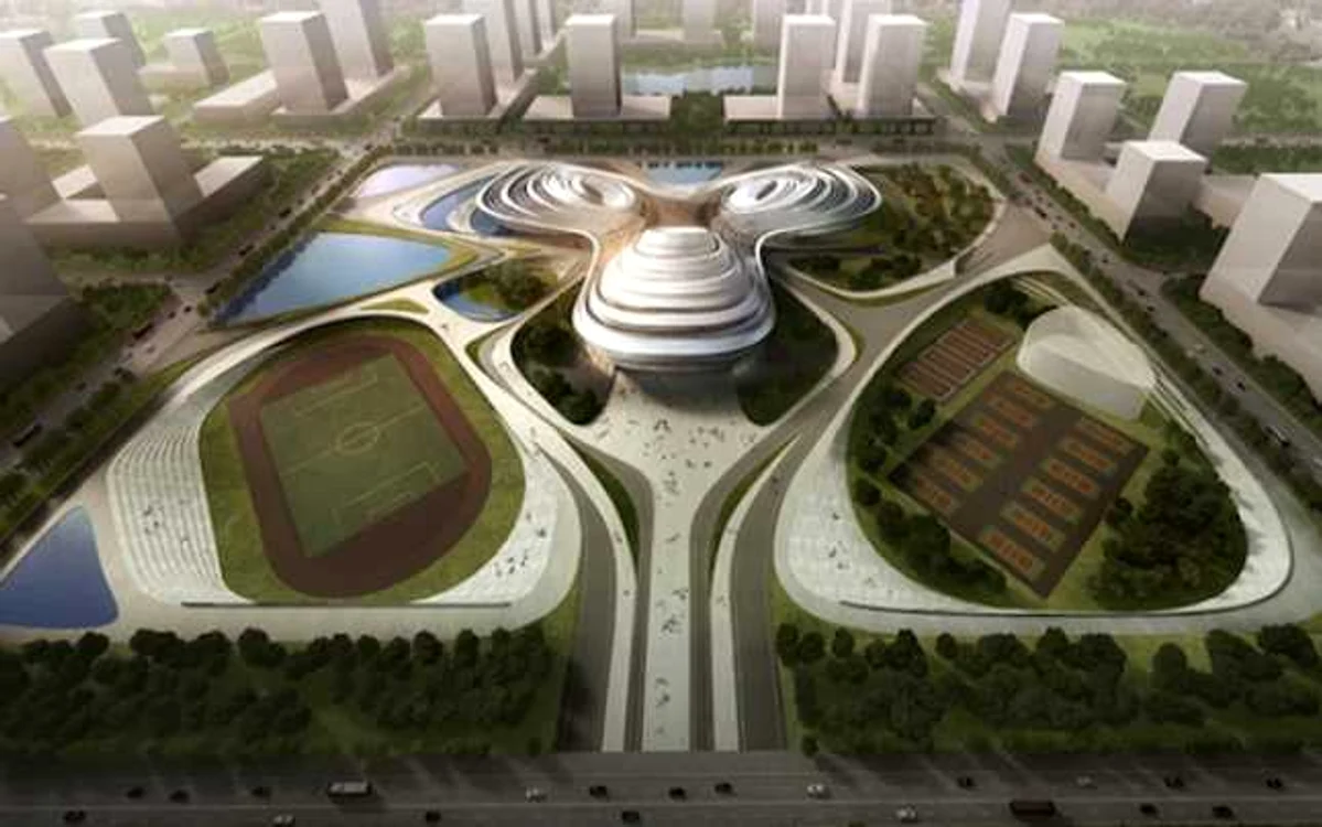 Chinezii construiesc un super-centru sportiv în Jingzhou