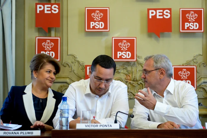 Rovana Plumb şi Victor Ponta trebuie să-i dea socoteală lui Liviu Dragnea pentru deciziile guvernamentale Foto: Mediafax