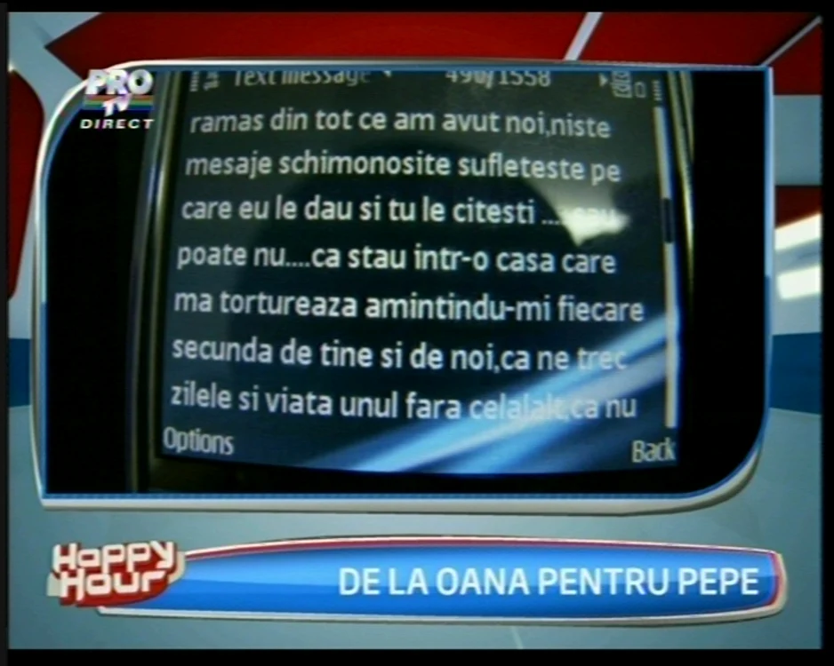 Mesajele Oanei pentru Pepe. Îl vrea acasă