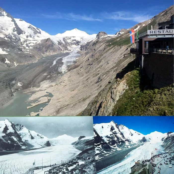 Temperaturile ridicate au topit zăpada din Alpi, în Elveția și AustriaFOTO: Facebook