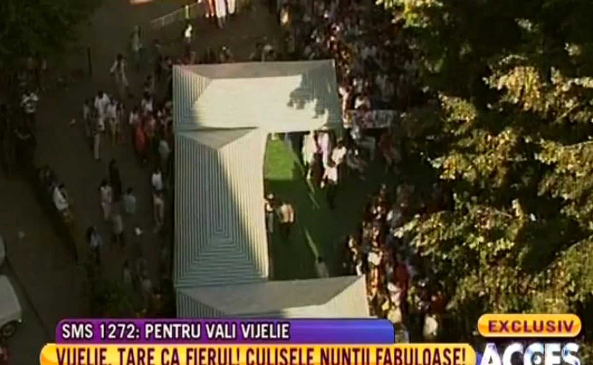 Nunta lui Vali Vijelie (FOTO ACCES DIRECT)