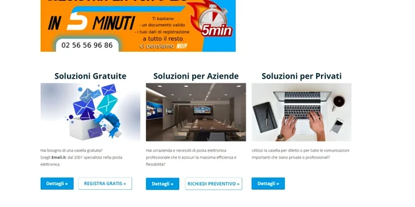 Platforma Email it  captura