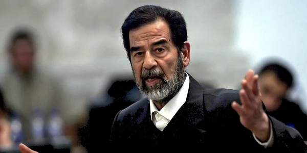 Saddam Hussein în timpul procesului său din Bagdad, 2006 FOTO Profimedia 