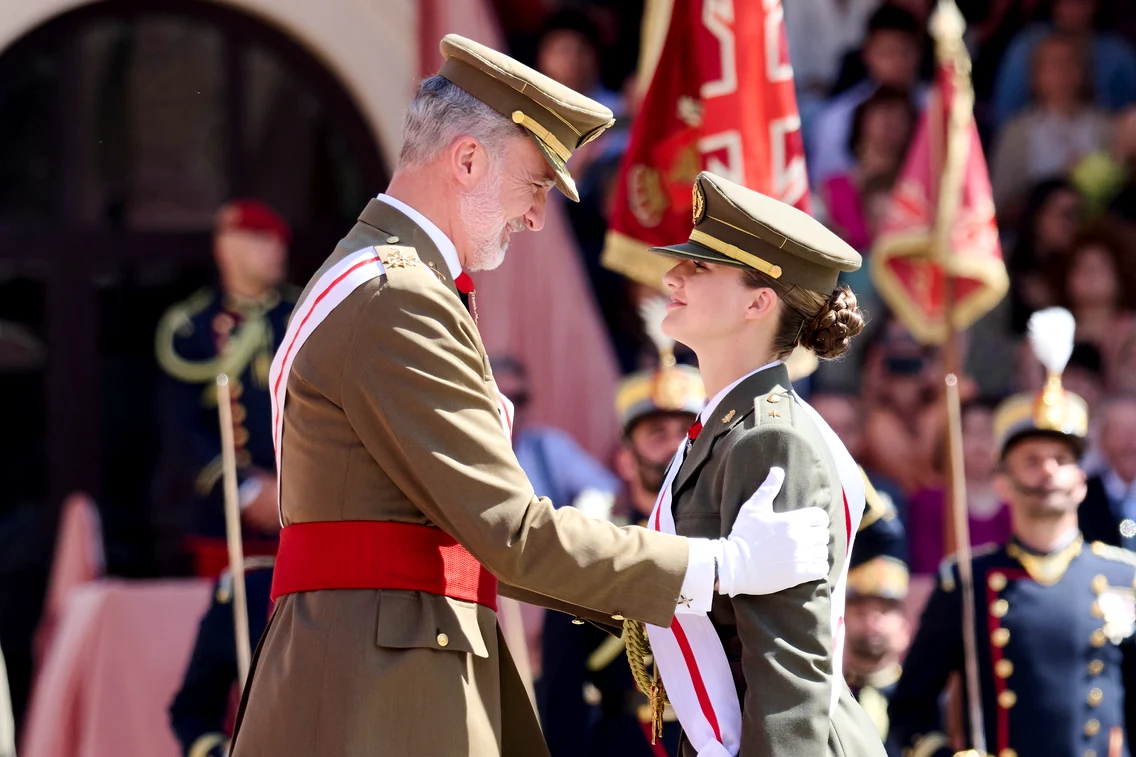Regele Felipe și Prințesa Leonor. FOTO: Getty Images