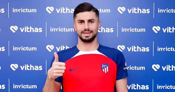 Horațiu Moldovan e de ieri jucătorul lui Atletico Madrid. Foto X
