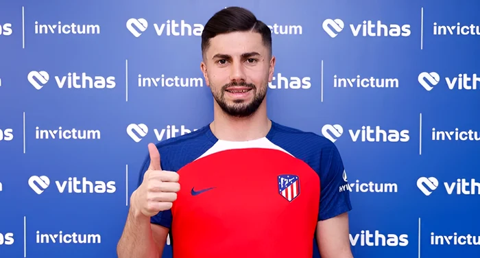 Horațiu Moldovan a bifat primele minute la echipa spaniolă. Foto Atletico Madrid