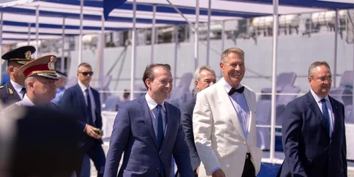 Florin Citu şi Klaus Iohannis FOTO