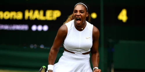 Serena Williams Simona Halep în finală la Wimbledon 2019 FOTO Guliver / Getty Images / Mike Hewitt