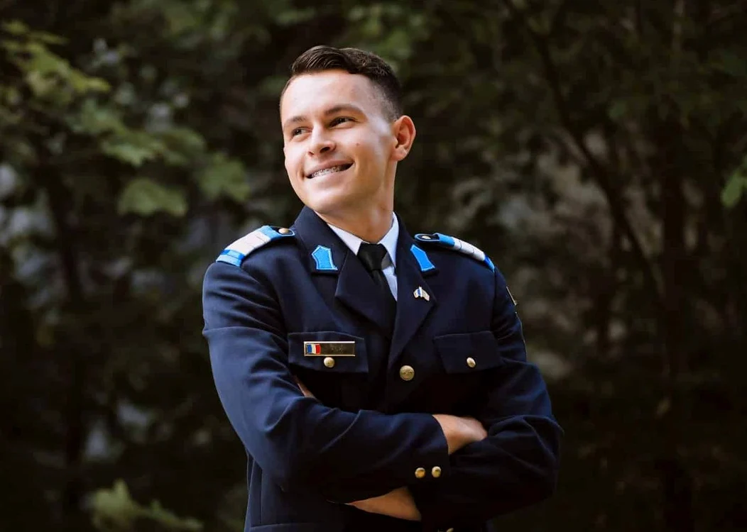 Daniel Popa vrea să devină inginer IT FOTO Colegiul Militar „Mihai Viteazul”