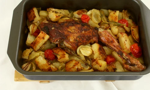 Cea mai bună rețeta de Pulpă de miel cu legume la tavă by Chef Jakob Hausmann
