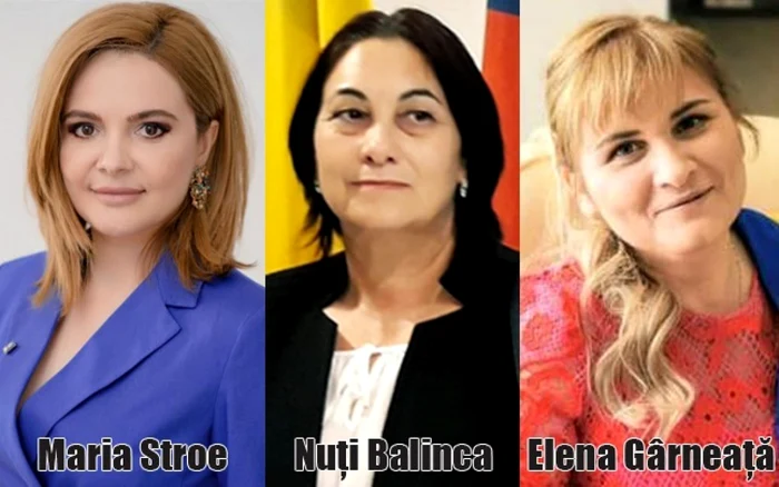 Maria Stroie, Nuţi Balinca şi Elena Gârneaţă, singurele femei primar din Vrancea