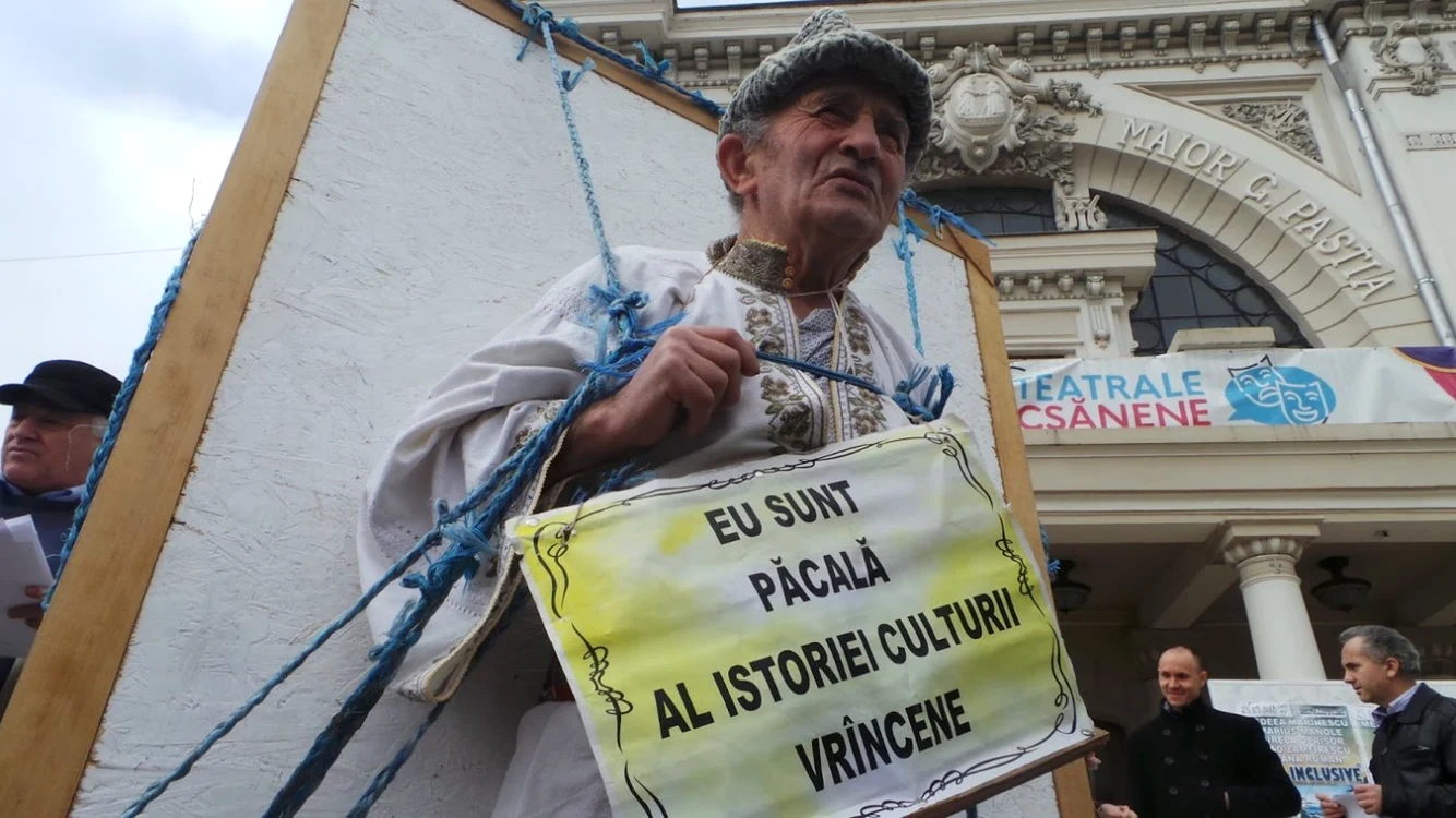 Constantin Crăciun, alias, Tăranul sărac, alia Păcală  FOTO: Ştefan Borcea