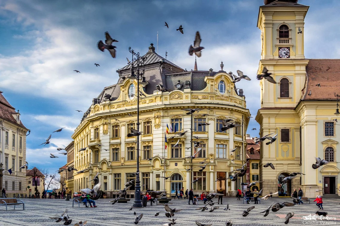 Piața Mare din Sibiu Foto Cătălin Vezetiu jpg